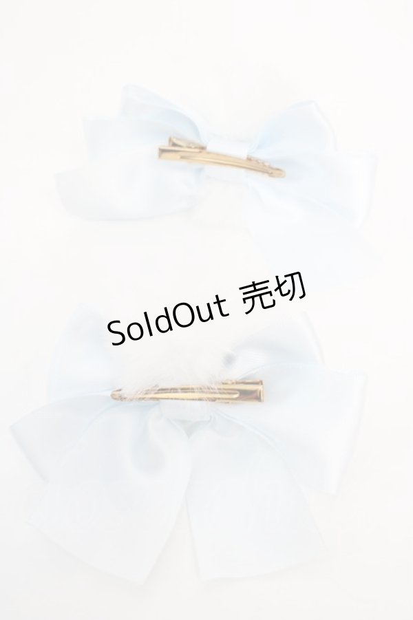 画像2: Amavel / Amavel Bunny＆Chick Festival ヘアクリップ  サックス O-25-12-11-1054-CA-AC-OW-OS (2)