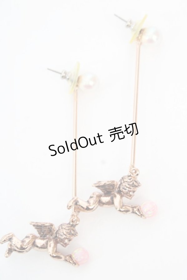 画像1: MILK / オパール天使ピアス  ゴールド O-25-12-11-1056-ML-AC-OW-OS (1)