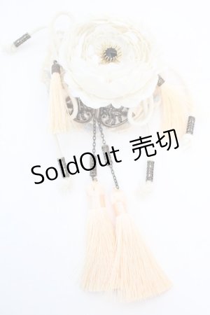 画像: Ozz On / 和気香龍お団子クリップ式コサージュ  アイボリー O-25-12-11-1060-OO-AC-IG-OS