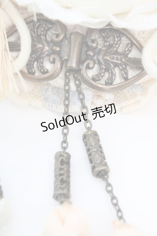 画像2: Ozz On / 和気香龍お団子クリップ式コサージュ  アイボリー O-25-12-11-1060-OO-AC-IG-OS (2)