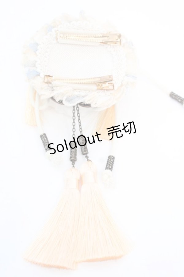 画像5: Ozz On / 和気香龍お団子クリップ式コサージュ  アイボリー O-25-12-11-1060-OO-AC-IG-OS (5)