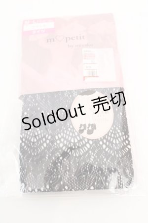 画像: m petit by misako / AMマーメイドレースタイツ M~L クロ O-25-12-11-1072-LO-ZA-IG-OS