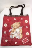 画像1: PINK HOUSE / ×LeSportsac 第二弾 LARGE EMERALD TOTE  アカ O-25-12-11-1074-LO-BG-IG-ZT170 (1)