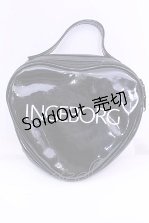 画像: INGEBORG / エナメルハートバッグ  クロ O-25-12-11-1006-LO-BG-OW-OS