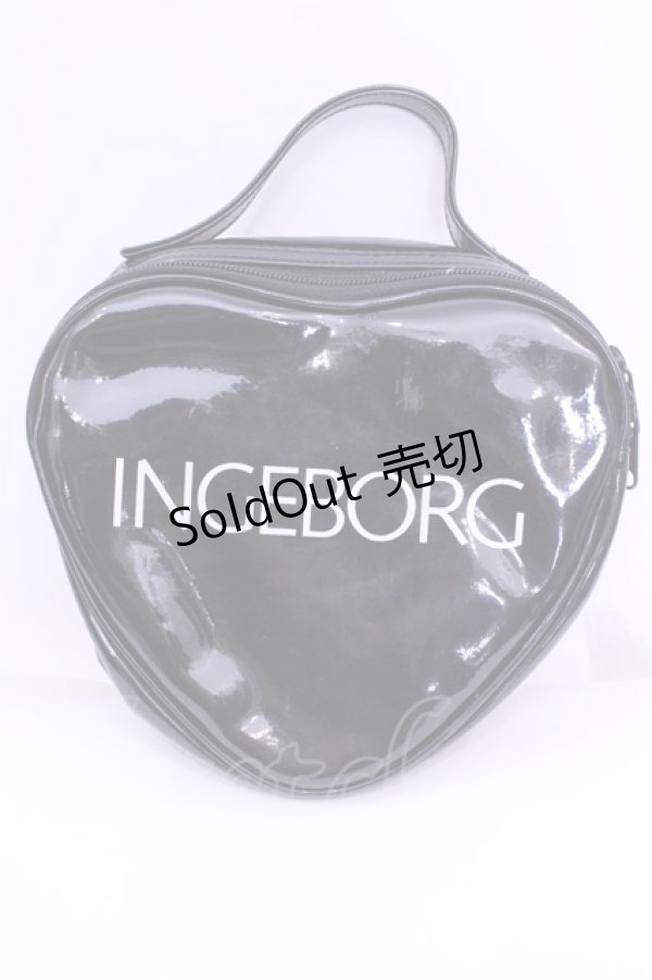 画像1: INGEBORG / エナメルハートバッグ  クロ O-25-12-11-1006-LO-BG-OW-OS (1)