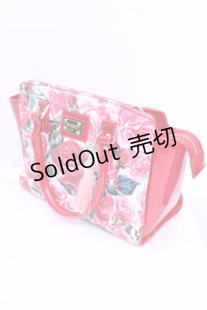 画像: JESUS DIAMANTE / 新ロマンスドールバッグ  バロックレッドローズ O-25-12-11-1009-JE-BG-OW-ZT308