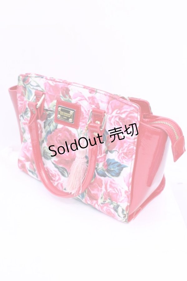 画像1: JESUS DIAMANTE / 新ロマンスドールバッグ  バロックレッドローズ O-25-12-11-1009-JE-BG-OW-ZT308 (1)