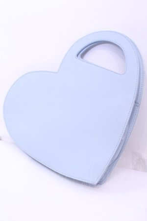 画像: MILK / ハート cube bag  サックス O-25-12-11-1010-ML-BG-OW-OS