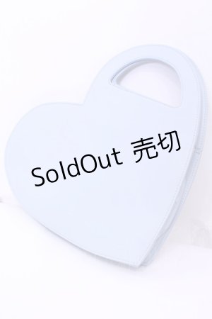 画像: MILK / ハート cube bag  サックス O-25-12-11-1010-ML-BG-OW-ZT346