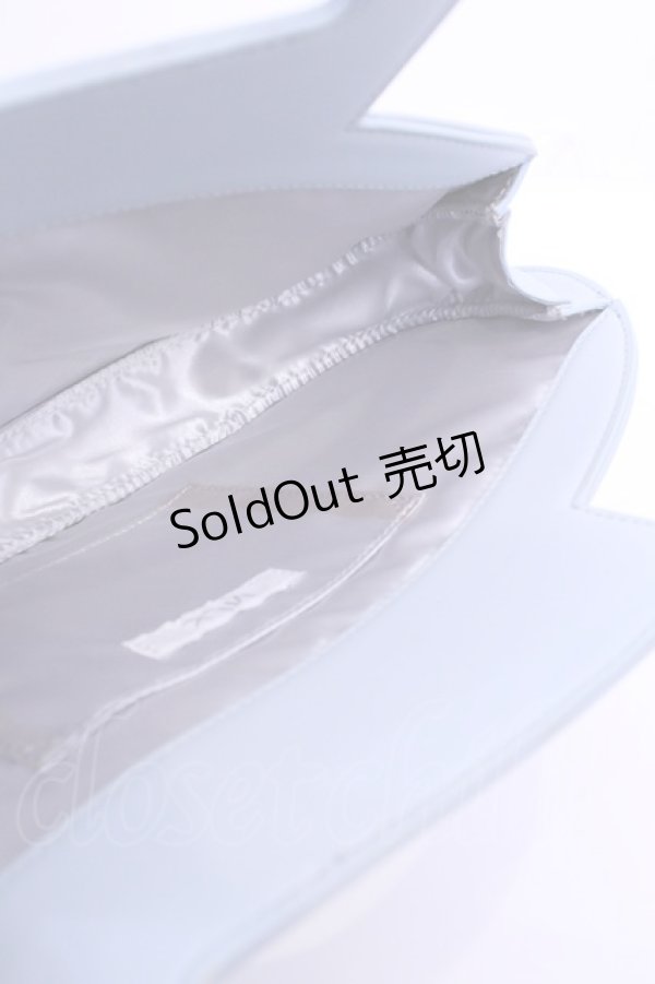 画像4: MILK / ハート cube bag  サックス O-25-12-11-1010-ML-BG-OW-ZT346 (4)