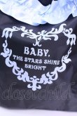 画像2: BABY,THE STARS SHINE BRIGHT / サテンフリルリボントートバッグ  クロ O-25-12-11-1011-BA-BG-OW-OS (2)