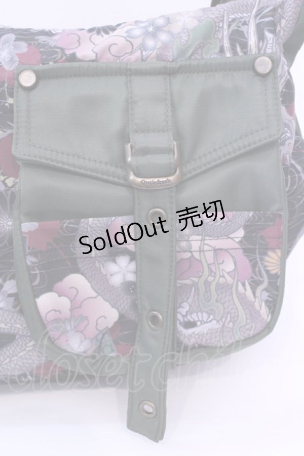 画像3: Qutie Frash / 和柄ショルダーバッグ  カーキ O-25-12-11-1002-QU-BG-IG-OS (3)