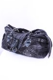 画像1: Sixh / ラメptバッグ  ブラック×シルバー O-25-12-11-1018-HN-BG-OW-OS (1)