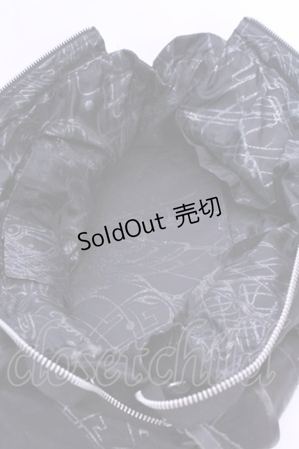 画像6: Sixh / ラメptバッグ  ブラック×シルバー O-25-12-11-1018-HN-BG-OW-OS (6)