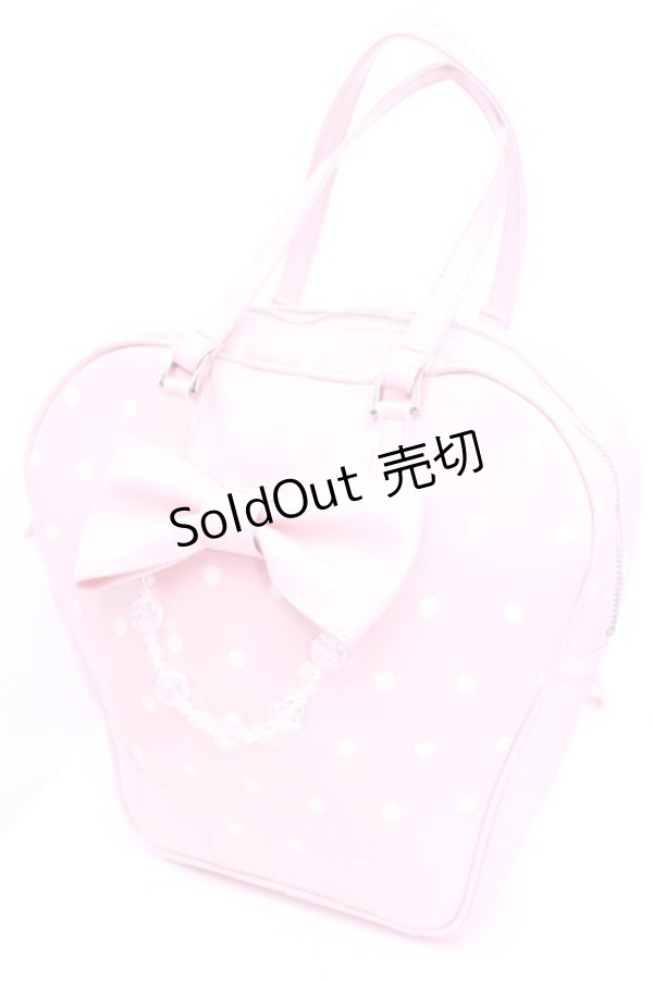 画像1: Emily Temple cute / 水玉リボンバッグ  ピンク O-25-12-11-1019-ET-BG-OW-OS (1)