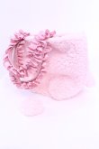 画像2: Maison de FLEUR / マイスイートピアノフリルハンドルトート  ピンク O-25-12-11-1021-LO-BG-OW-OS (2)