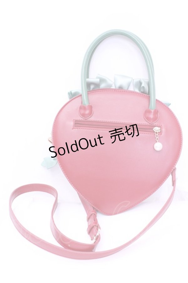 画像3: Maison de FLEUR / いちごパールショルダーバッグ  アカ O-25-12-11-1022-LO-BG-OW-OS (3)