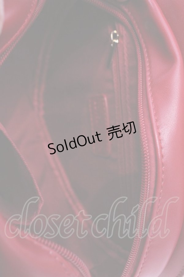 画像4: Maison de FLEUR / いちごパールショルダーバッグ  アカ O-25-12-11-1022-LO-BG-OW-OS (4)