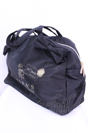 画像: m petit by misako / NINA'Sコラボボストン  クロ O-25-12-11-1023-LO-BG-OW-OS