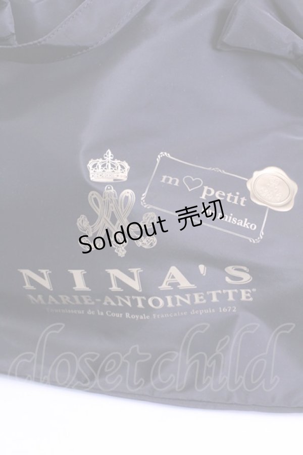 画像2: m petit by misako / NINA'Sコラボボストン  クロ O-25-12-11-1023-LO-BG-OW-OS (2)