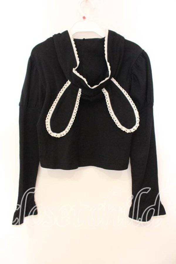 画像5: BABY,THE STARS SHINE BRIGHT / うさみみカーディガン  クロ O-25-12-13-033-BA-JA-OW-OS (5)