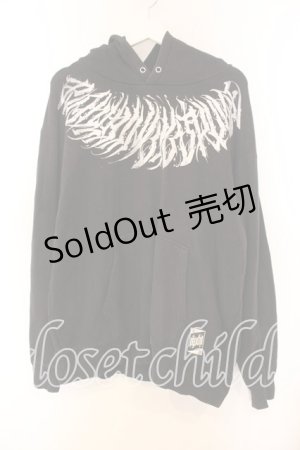 画像: RIP DESIGN WORXX / Ashly Smileビッグパーカー  ブラック O-25-12-13-040-PU-TO-OW-OS