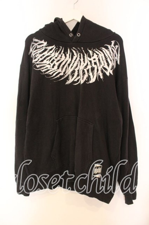 画像1: RIP DESIGN WORXX / Ashly Smileビッグパーカー  ブラック O-25-12-13-040-PU-TO-OW-OS (1)