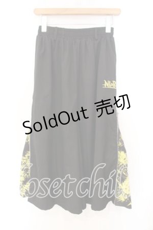 画像: NieR Clothing / ZIPワイドパンツ F ブラック O-25-12-13-042-PU-PA-OW-OS