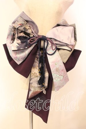 画像: Ozz oneste / 夢現帯  パープル O-25-12-13-045-OO-TO-IG-OS