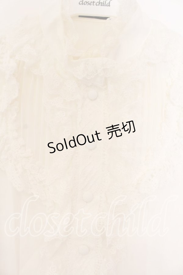 画像2: ALICE and the PIRATES / Mon favori champ de fleurs ブラウス  シロ O-25-12-13-050-PA-BL-IG-OS (2)