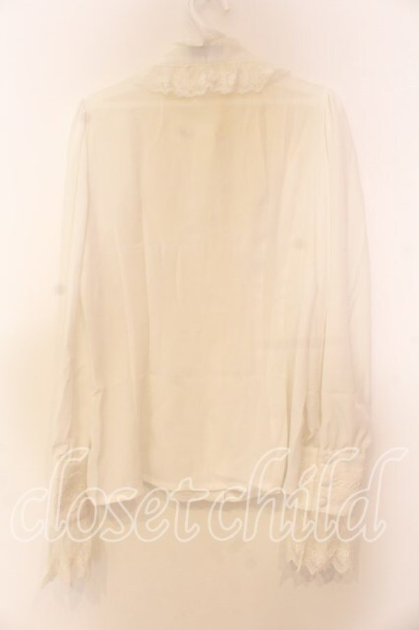 画像4: ALICE and the PIRATES / Mon favori champ de fleurs ブラウス  シロ O-25-12-13-050-PA-BL-IG-OS (4)