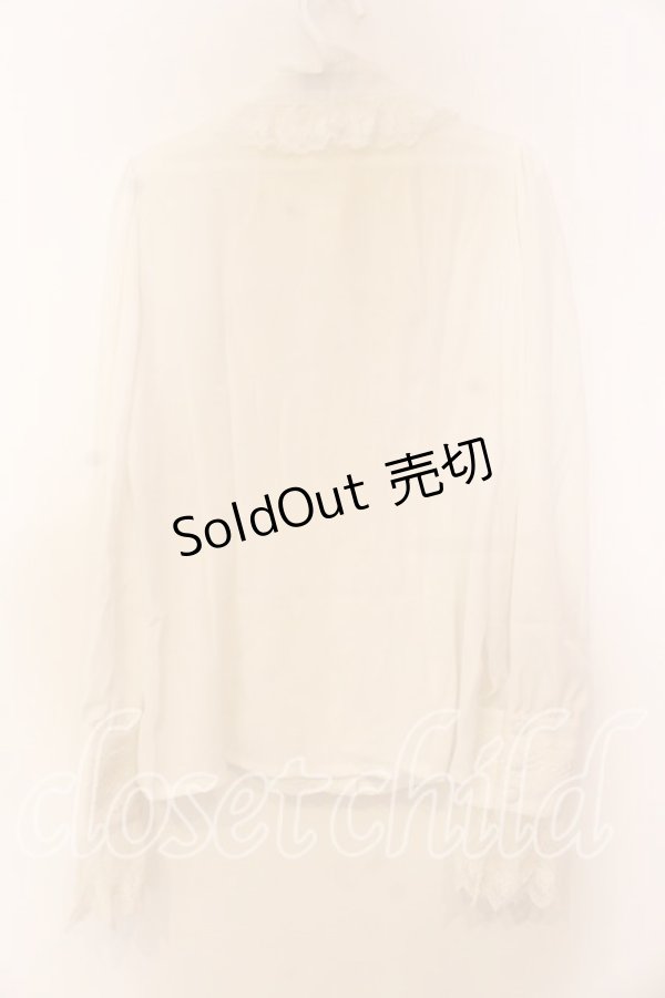 画像4: ALICE and the PIRATES / Mon favori champ de fleurs ブラウス  シロ O-25-12-13-050-PA-BL-IG-OS (4)