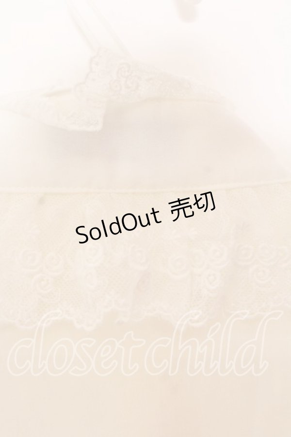 画像5: ALICE and the PIRATES / Mon favori champ de fleurs ブラウス  シロ O-25-12-13-050-PA-BL-IG-OS (5)