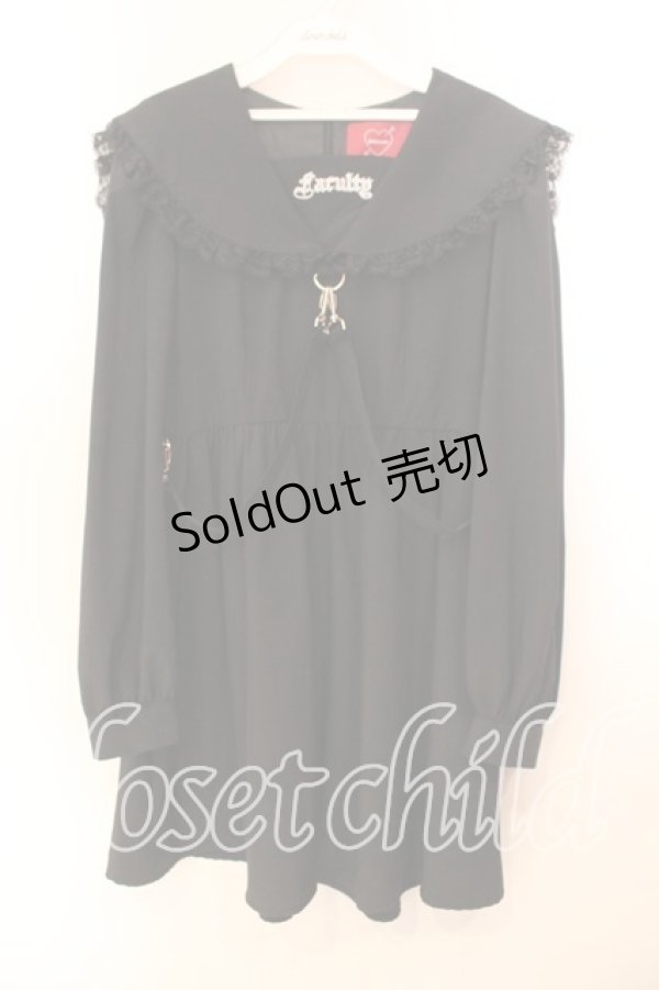 画像1: Jamieエーエヌケー / ハーネスセーラーワンピース  クロ O-25-12-13-059-0-OP-IG-OS (1)