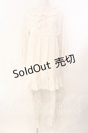 画像: m petit by misako / 花がらルームウェア  クリーム O-25-12-13-060-LO-TO-IG-ZT353