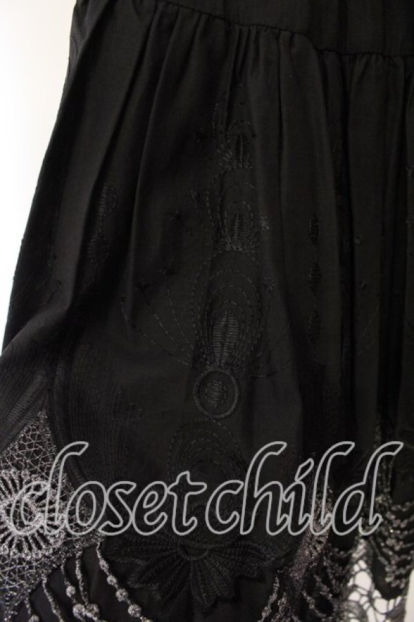 画像3: BPN / ラメレースシャーリングワンピース Ｍ ブラック O-25-12-13-065-GO-OP-IG-OS (3)