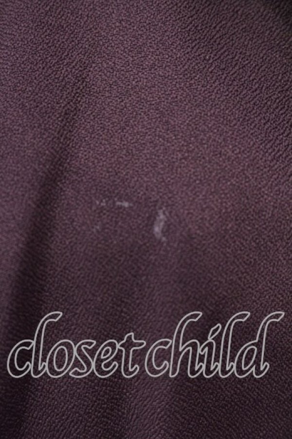 画像2: axes femme POETIQUE / 刺繍ケープ付レトロワンピース【ケープ欠品】  ワイン O-25-12-13-068-AX-OP-IG-OS (2)