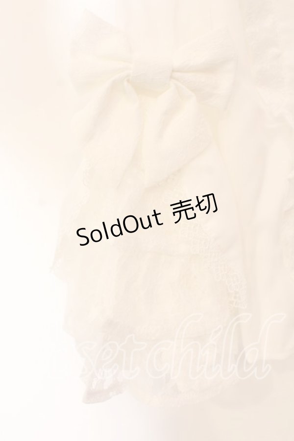 画像3: axes femme Kawaii / 姫袖7分丈ブラウス  シロ O-25-12-13-069-AX-BL-IG-OS (3)