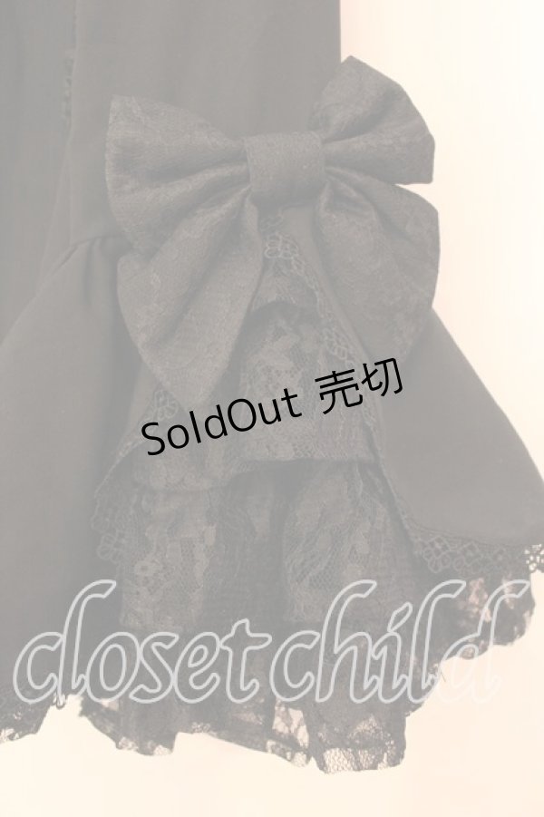 画像3: axes femme Kawaii / 姫袖7分丈ブラウス  クロ O-25-12-13-080-AX-BL-IG-OS (3)