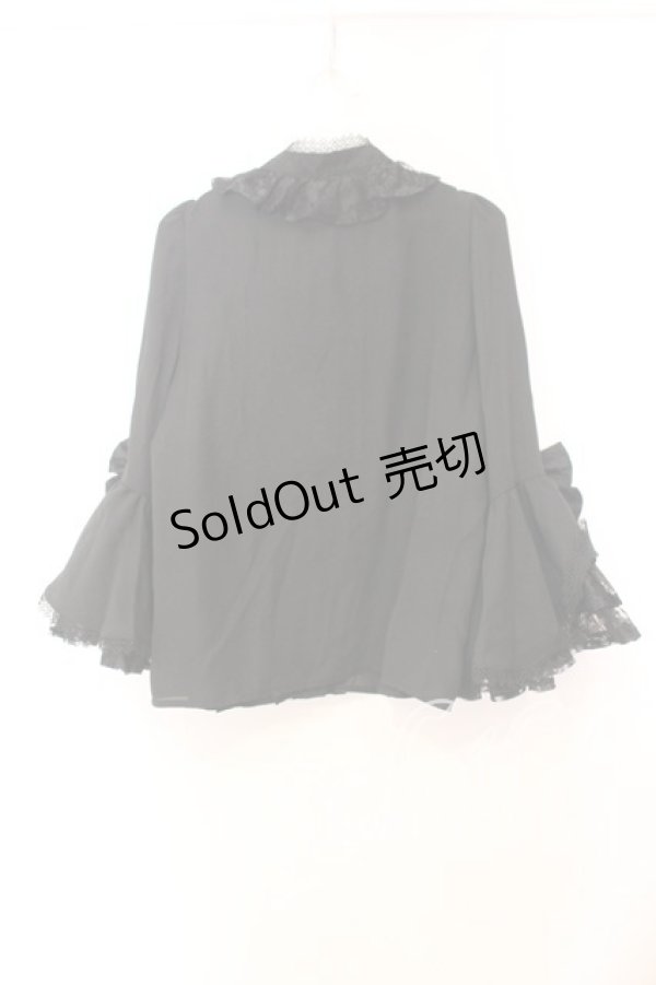 画像4: axes femme Kawaii / 姫袖7分丈ブラウス  クロ O-25-12-13-080-AX-BL-IG-OS (4)