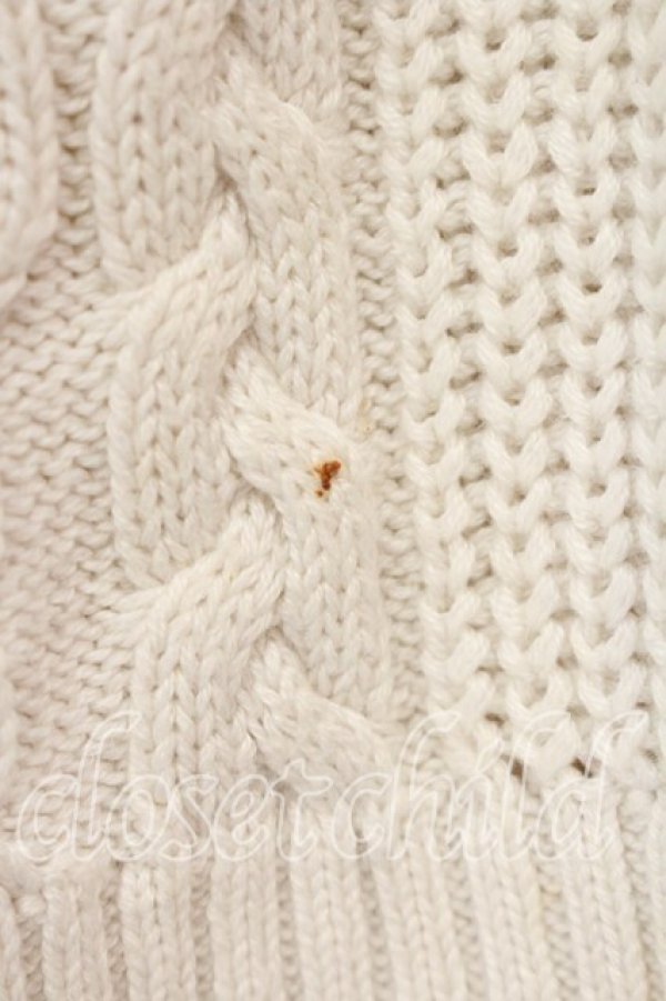 画像2: axes femme POETIQUE / ニットベスト  アイボリー O-25-12-13-088-AX-TO-IG-ZT556 (2)