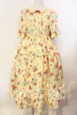 画像1: axes femme Kawaii / クラシックベリーワンピース  イエロー O-25-12-13-009-AX-OP-IG-OS (1)