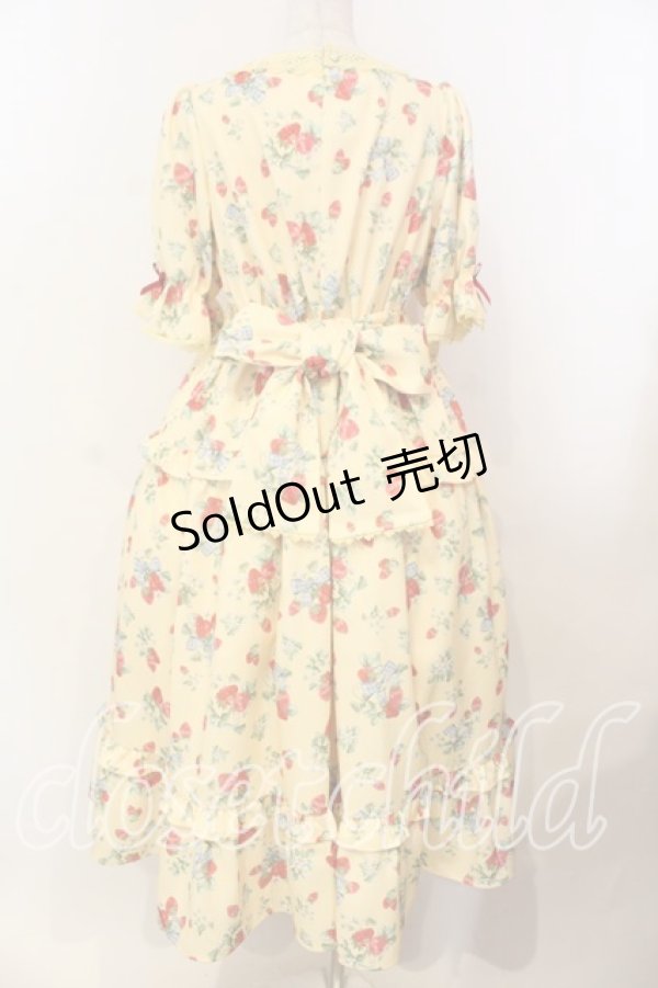 画像4: axes femme Kawaii / クラシックベリーワンピース  イエロー O-25-12-13-009-AX-OP-IG-OS (4)