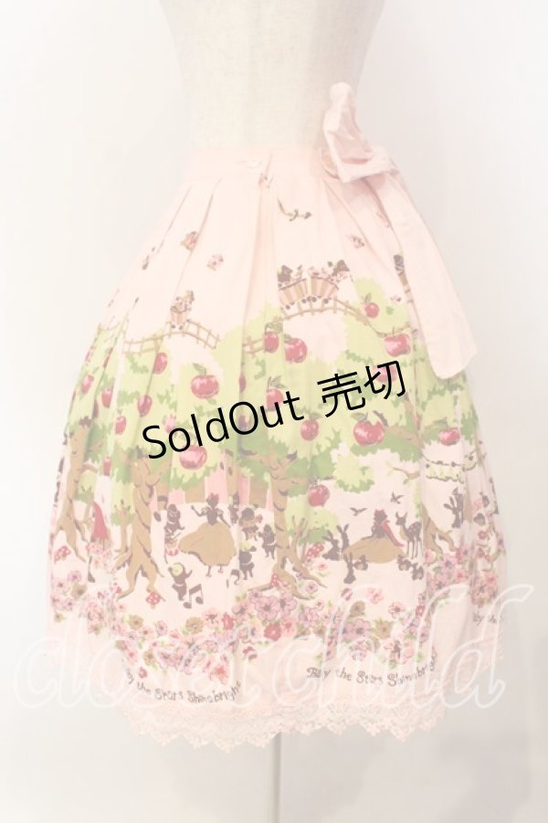 画像3: BABY,THE STARS SHINE BRIGHT / 白雪姫プリントスカート  ピンク O-25-12-13-013-BA-SK-OW-OS (3)