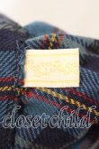 画像5: metamorphose / チェックサーキュラースカート  ブルー O-25-12-13-014-ME-SK-OW-OS (5)