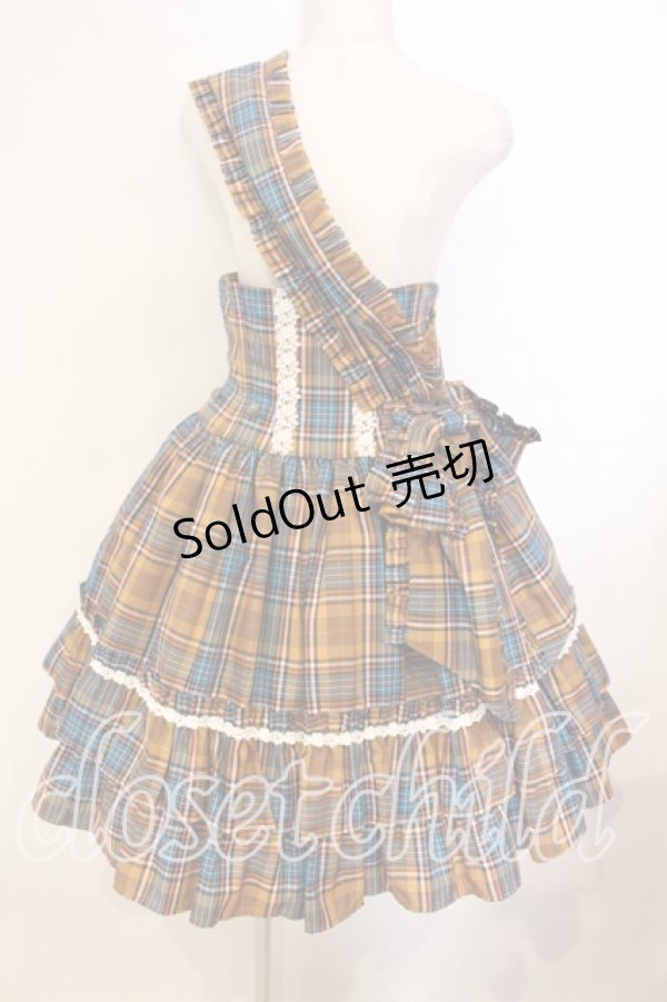 画像1: ALICE and the PIRATES / Chester＆Maisyキルト風コルセットスカート  マスタード O-25-12-13-015-PA-SK-IG-OS (1)