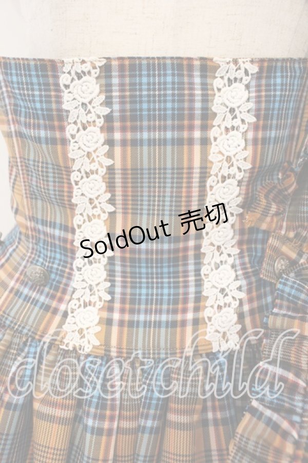 画像2: ALICE and the PIRATES / Chester＆Maisyキルト風コルセットスカート  マスタード O-25-12-13-015-PA-SK-IG-OS (2)