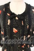 画像2: INGEBORG / ドットチューリップワンピース  クロ O-25-12-13-017-LO-OP-IG-ZT523 (2)