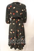 画像3: INGEBORG / ドットチューリップワンピース  クロ O-25-12-13-017-LO-OP-IG-ZT523 (3)
