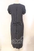 画像3: INGEBORG / ドットノースリーブワンピース  ネイビー O-25-12-13-018-LO-OP-IG-ZT523 (3)